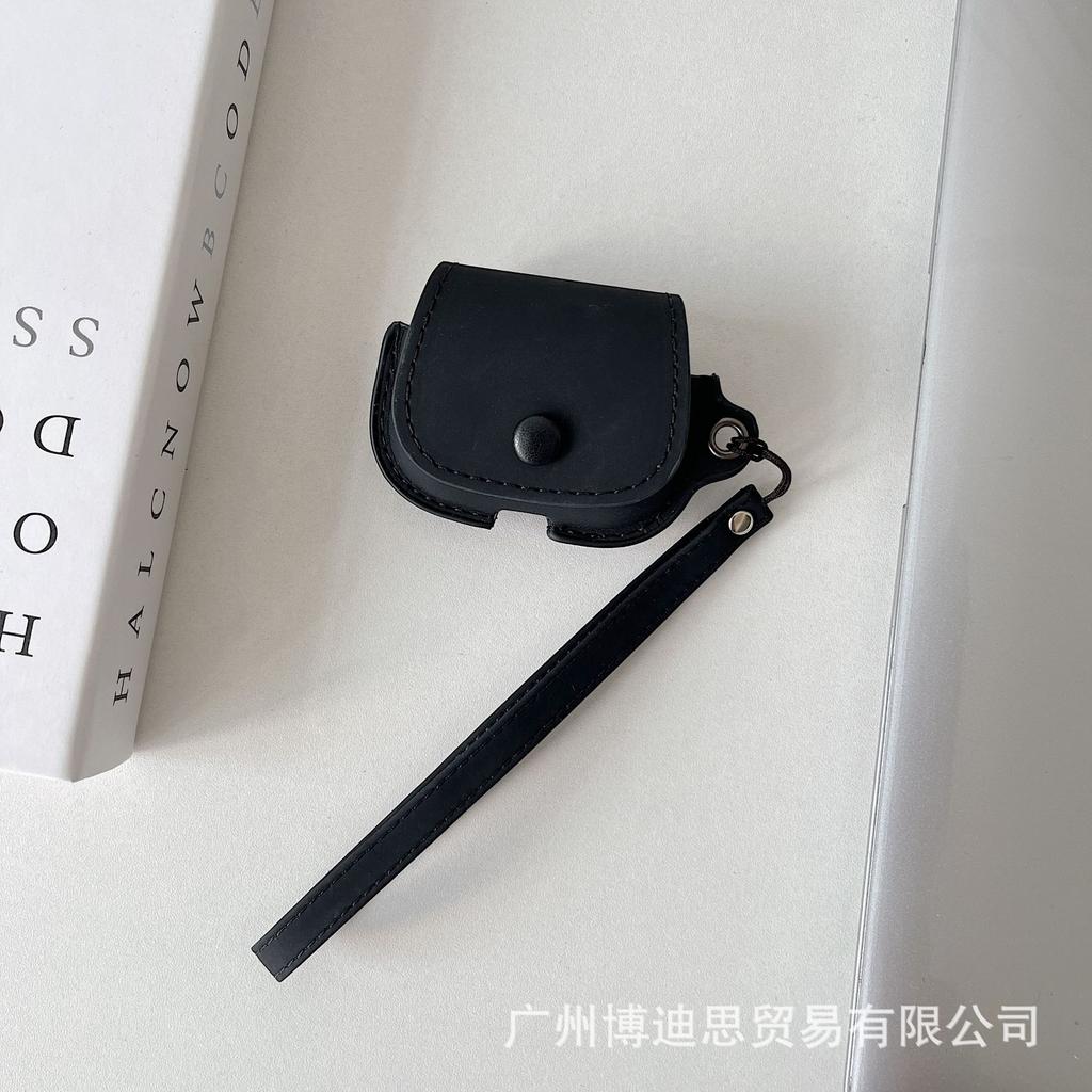 New Apple Bluetooth headset cover AirPods 1 models protective cover handmade skin leather portable lanyard model