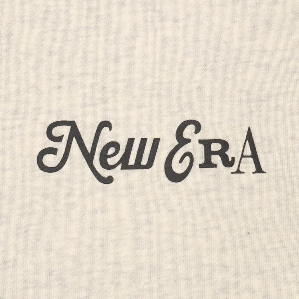 Moletom com Capuz New Era com Mistura de Arquivo Tamanho SW PO HOODIE ARCHIVE OAT 252 Logo, Algodão, Aveia, G,