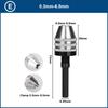 CMCP Keyless Drill Chuck 0.3-3.4/6.5/8mm Self-Tighten Electric Drill Bits Collet Fixture 1/4" Hex Shank Quick Change Converter Tire Chucks 1