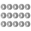 15pcs MR74ZZ Deep Groove Ball Bearing 4x7x2.5mm Chrome Steel Miniature Bearing Double Sealed Precision Bearing P6(A BEC 3)