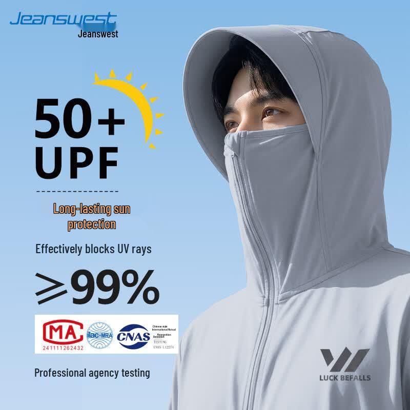 Jeanswest UPF50+ Hooded Long Sleeve Sun Protection Top L