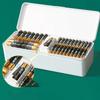Battery Storage Box, Wear-resistant Data Cable Casing, Large Capacity, PP Battery Evaluation, Anti Fall