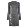 Off White Womens/Ladies Glitter Crew Neck Bodycon Dress