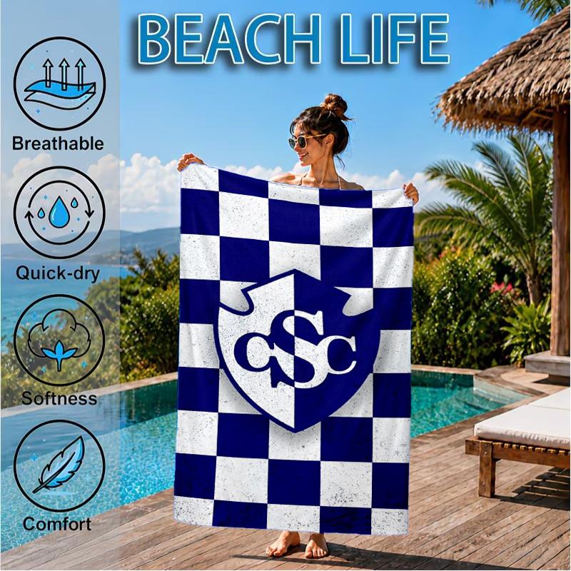 Club Sport Cartaginés Beach Towel, Quick-drying, Easy to Care for, Suitable for Both Fitness and Beach Vacations,Sports Essential