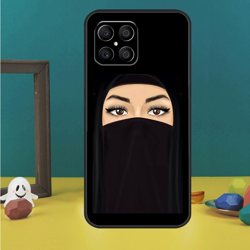 Muslim Islamic Arabic Hijab Girl Case For Honor 200 Lite Magic 7 6 5 Pro Honor X9c X9b X9a X8b X8a X8 X9 50 70 90 Lite Cover