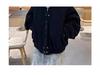Men's American Short Hooded Cotton Jacket, Winter Luxury, Thick and Warm with Fur Collar.