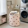 Foldable Laundry Hamper Soft Storage Basket for Dorm Rooms, Bathroom, Students
