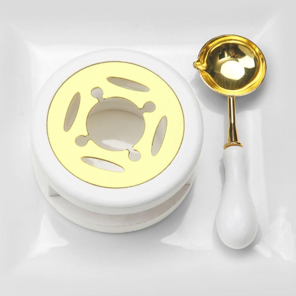 Vintage Wax Seal Set with Spoon Sealing Wax Stamps Set for 2/3 Pcs Wedding Invitations