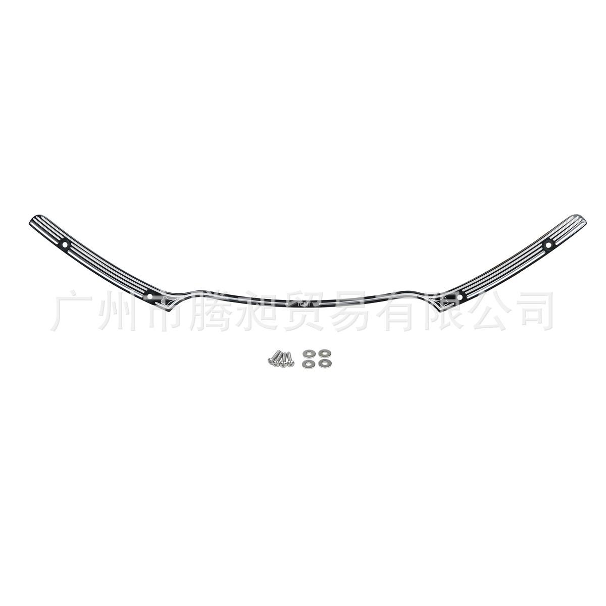 

CNC Black Windshield Trim for FLTRXS 15-17 0.613 чёрный