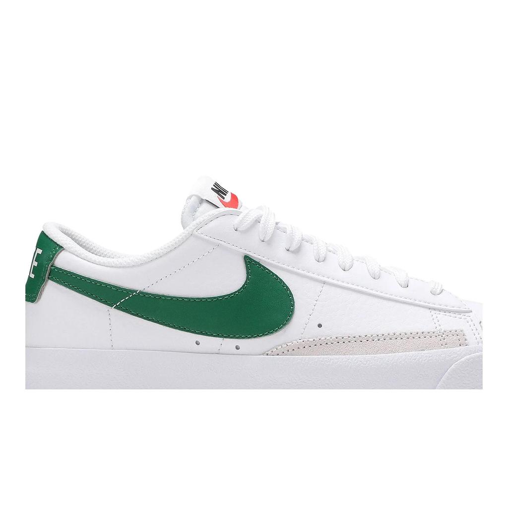 Nike Blazer Low '77 Grade School 'White Pine Green' (Unisex) White / White / Black / Pine Green Kids' Skateboarding Shoes DA4074 115