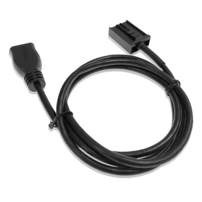 KDSSYFT E--Type HDMI Cable for Car Navigation Systems, Length 1.5m Converting Cable, Car Navigation Cable for Car Navigation System(Black)
