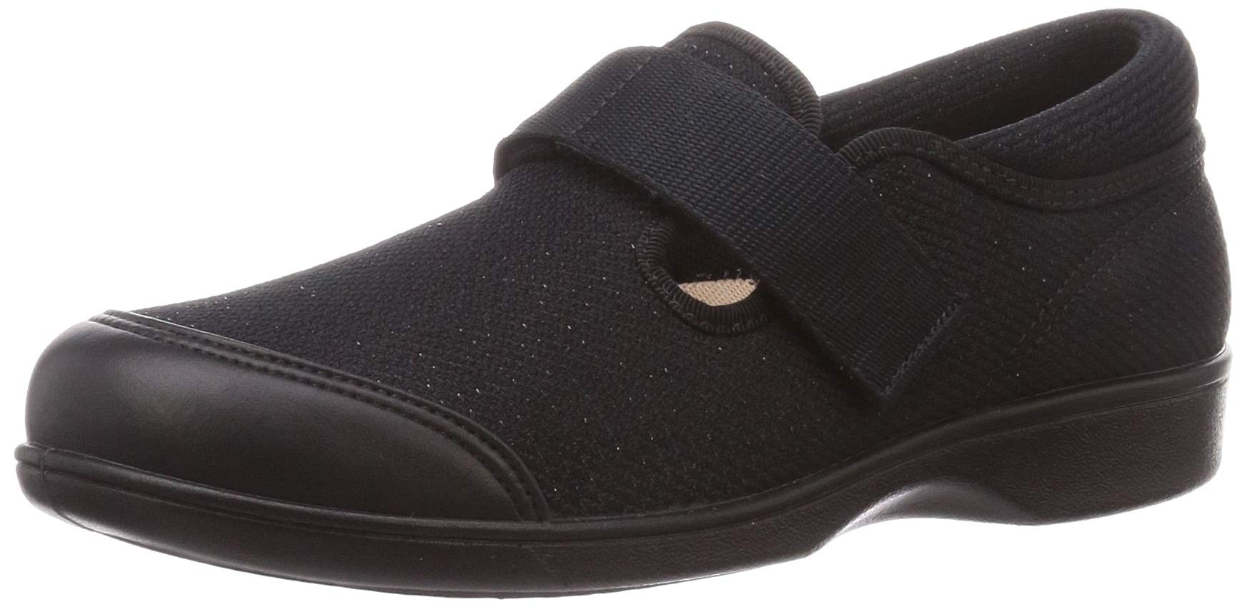 

Moonstar Easy L019 Сделано в широких волшебных размерах Размер см Женские кроссовки, Япония, 3E, Легкие, Ремешок, 22-25см, Черный, 22.0 чёрный