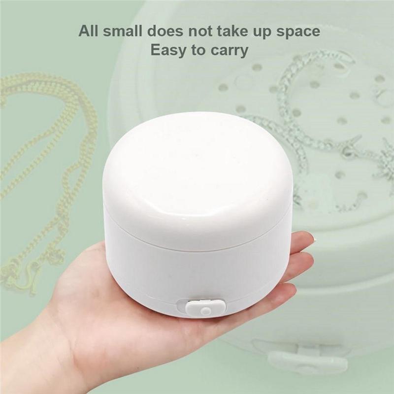 150ml Mini Ultrazvukový čistič šperků na náhrdelníky Klíčenky Hodinky Stroj na čištění mincí