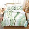 Luxury Colored Marble Bedding Set Romantic Velvety Wightness Minimalist Duvet Cover Set Twin Queen King Size for Birthday Gift