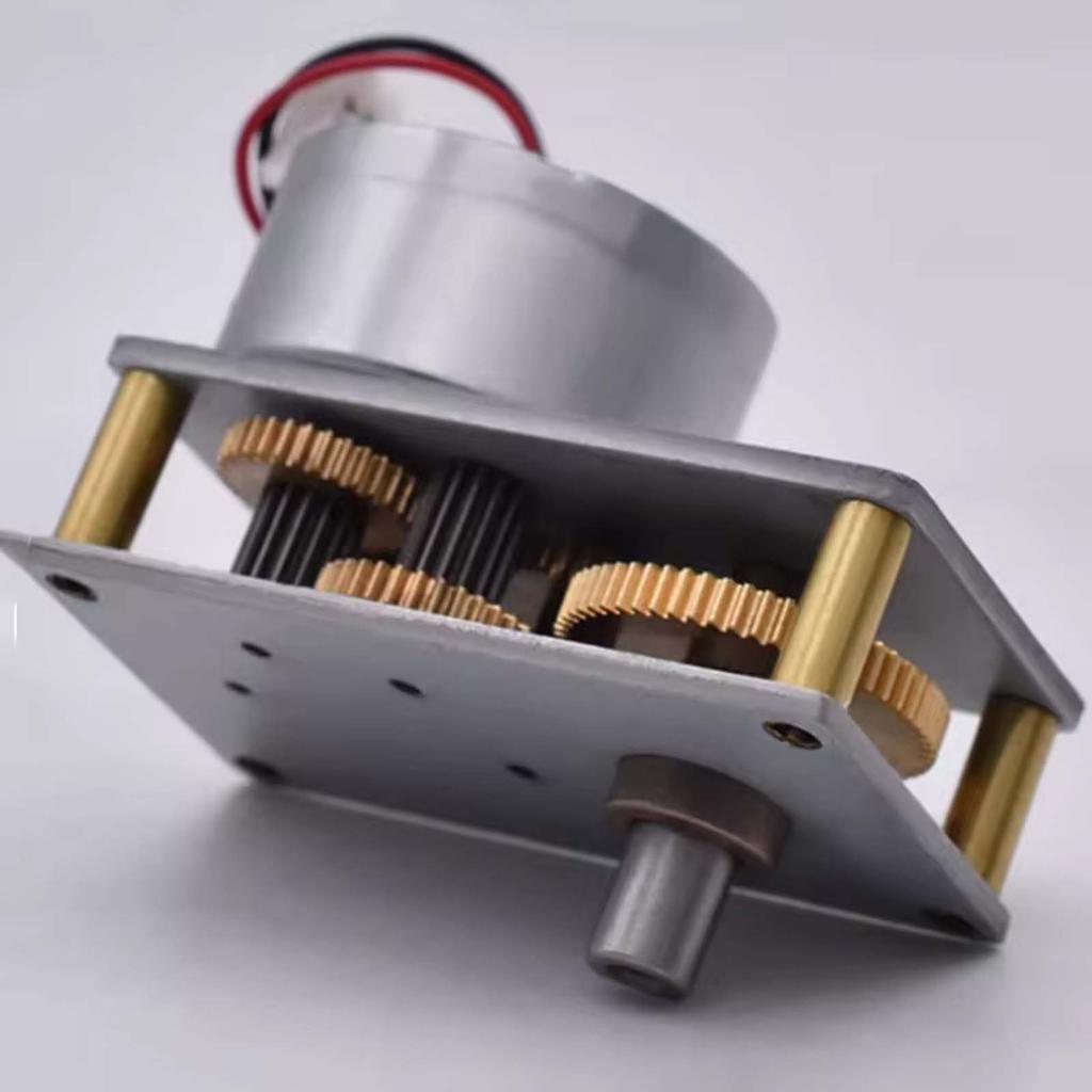 3V 6V DC Geared Motor, 13~203RPM Adjustable Speed Full Metal Gearbox, 4124-300