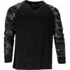 Long Sleeve T-Shirt, 190G/M2, Camo-Black, "3Xl", Ce,Lahti