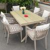 Longchen Outdoor Patio Rattan Dining Set