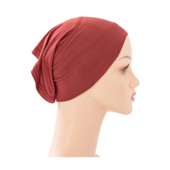 Women Turban Hat Modal Ethnic Top Hat Lightweight Breathable Hair Bag Elastic Fit Outdoor Activities Headwear