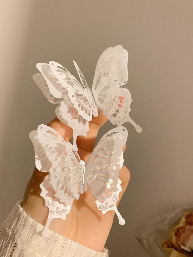 Motýl Super Nesmrtelný Nový Čínský Motýl Stereoskopický Vysoké Kvality Unikátní Design Temperament Vlasová Spona