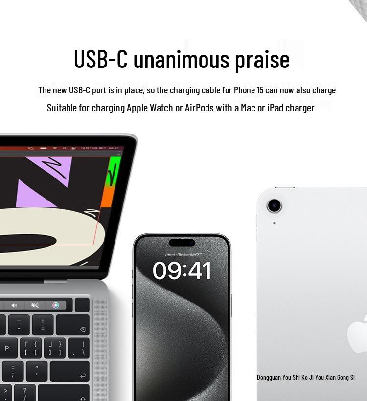 Kompatibles 45W PD Schnellladegerät für Apple 17, iPhone 16 Pro und Pro Max