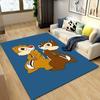 1pc Chip and Dale Pattern Area Rug Soft Flannel Floor Mat for Living Room,Office,Bedroom and Carpet,Sofa Coffee Table Floor Mat