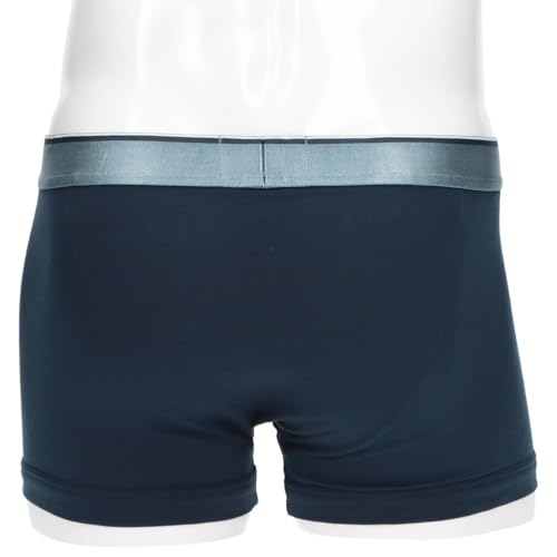 Emporio Armani Tech Wool Tech Wool Boxer Shorts, Front Closure, EU Size, Men's Brand Underwear, 54095269, Navy, Size 68