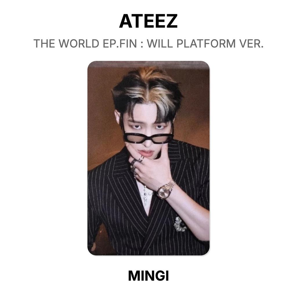 ATEEZ THE WORLD EP.FIN : WILL PLATFORM VER. Official Photocard