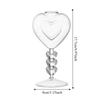 Transparent Heart Shaped Glass Large Capacity Juice Drink Glass Unique Cocktail Glasses  Pub