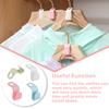 30 Pieces Clothes Hanger Connecting Hook Portable Replacement Space-saving Solid Color Cabinet Closet Connector Organizer