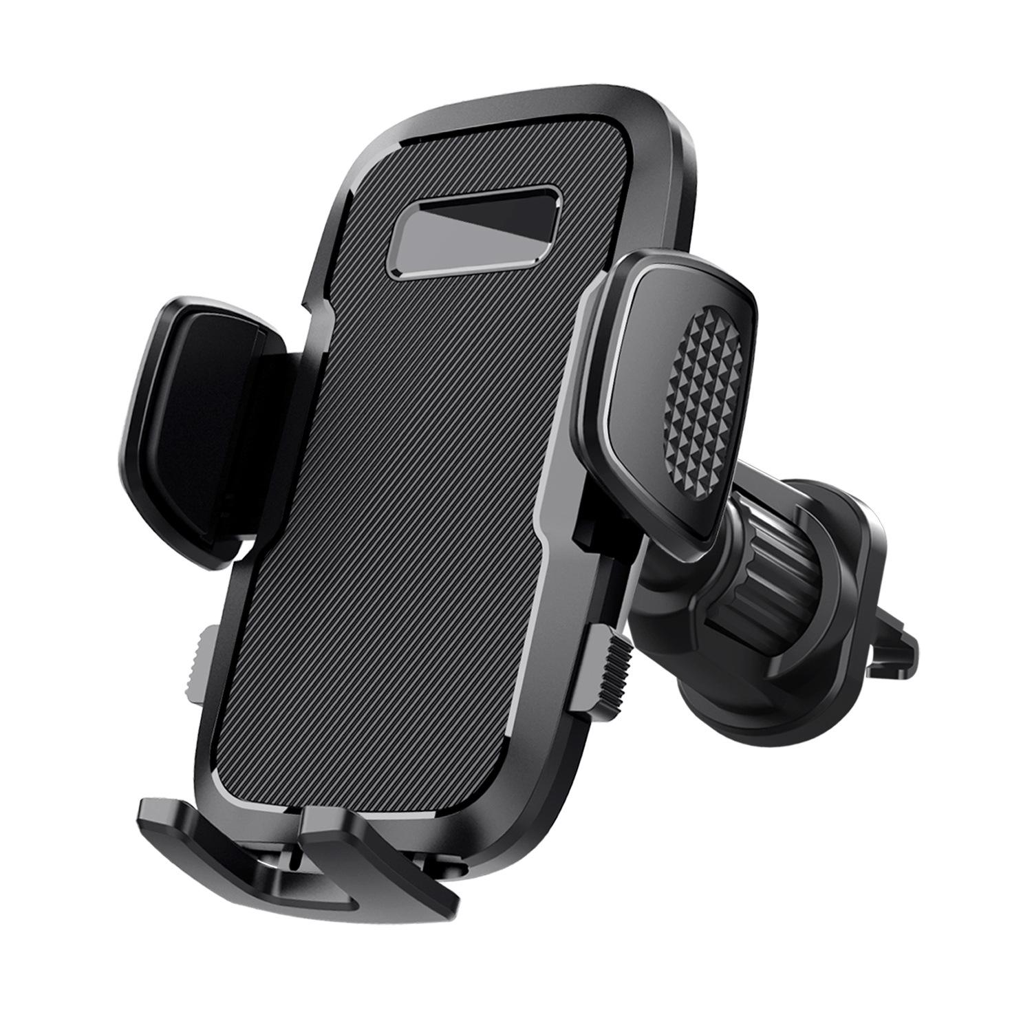 

Car mobile phone holder out of trend buckle type 360 degree rotary navigation car vent car navigator чёрный