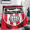 1pc Sunderland Print Flannel Blanket, High quality Comfortable for All Seasons, Home Decor, Warmth and Comfort, Perfect for Christmas Gifts90