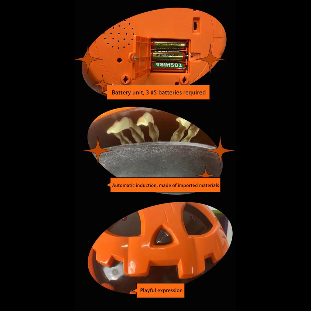 Halloween Stakes Outdoor Decorations - Stakes With Glowing Eyes And Spooky Sounds | And Hand Props For Halloween Parties, Haunted Houses And
