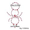 Creative Rice Beads Exaggerated Black Spider Rings Link Bracelets for Women Men Punk Hiphop Halloween Bracelets Jewelry Gift