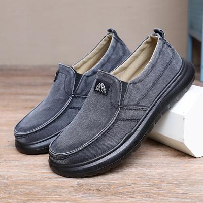Herrenschuhe ****** und Herbst atmungsaktive alte ******* Stoffschuhe Herren faule s**t-besohlte Papa lässige Arbeitsschuhe
