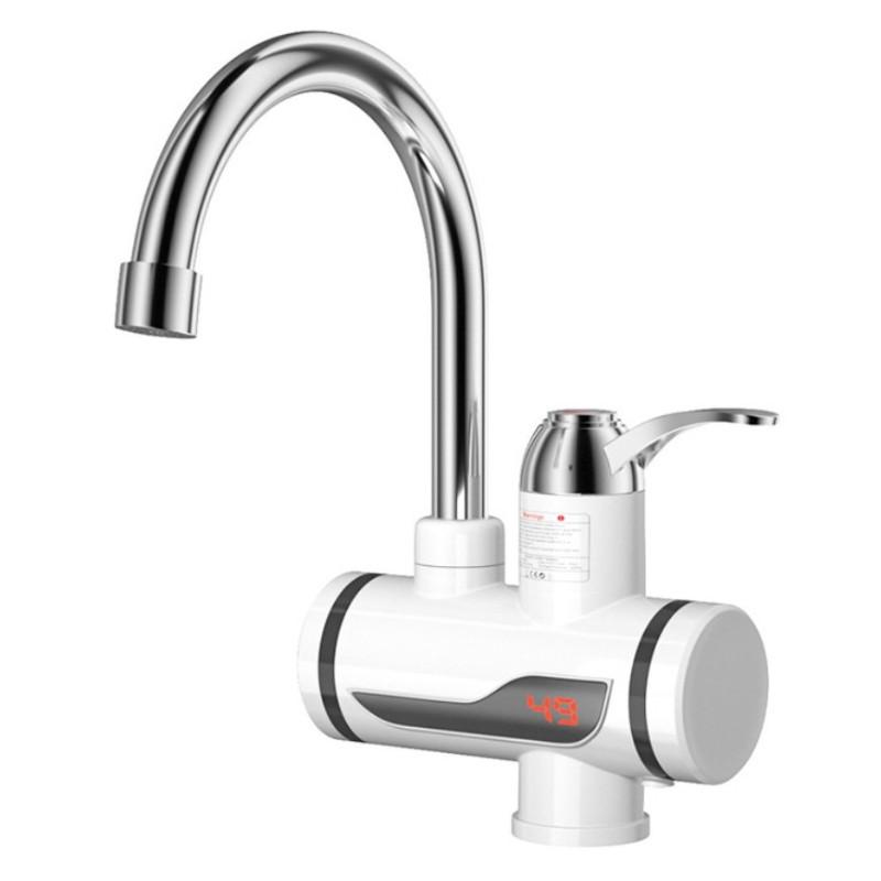 Digital Display Hot & Cold Dual-use Faucet Electric Heating Water Faucet & Shower Home Intelligent Instant Hot Water Faucet