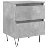 Nightstand Concrete Grey 40 x 35 x 50 cm Particleboard