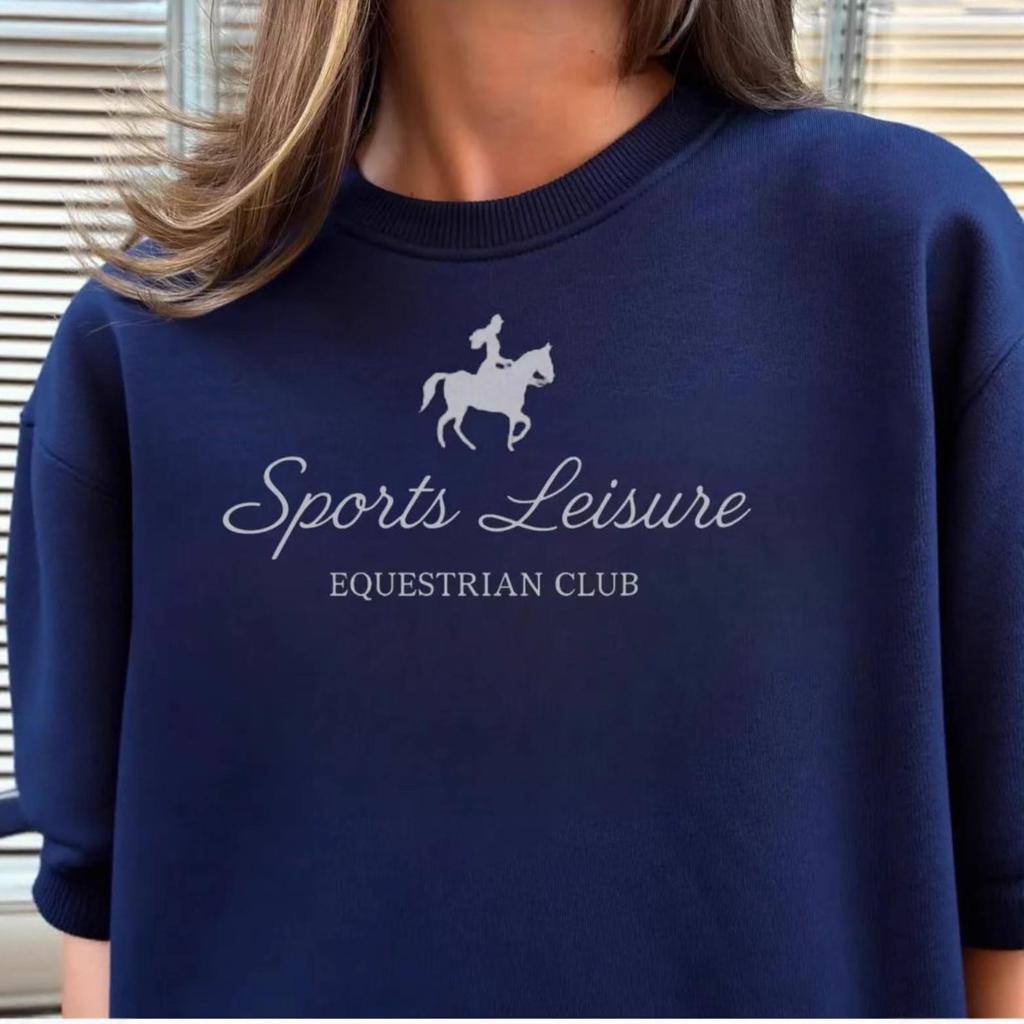 Women's Oversized Temperament Sweatshirt with Letter Print and Fleece Lining