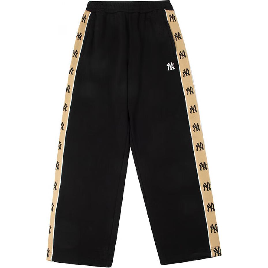 New MLB Knitted Sports Pants Unisex Black 3APTM0351-50BKS