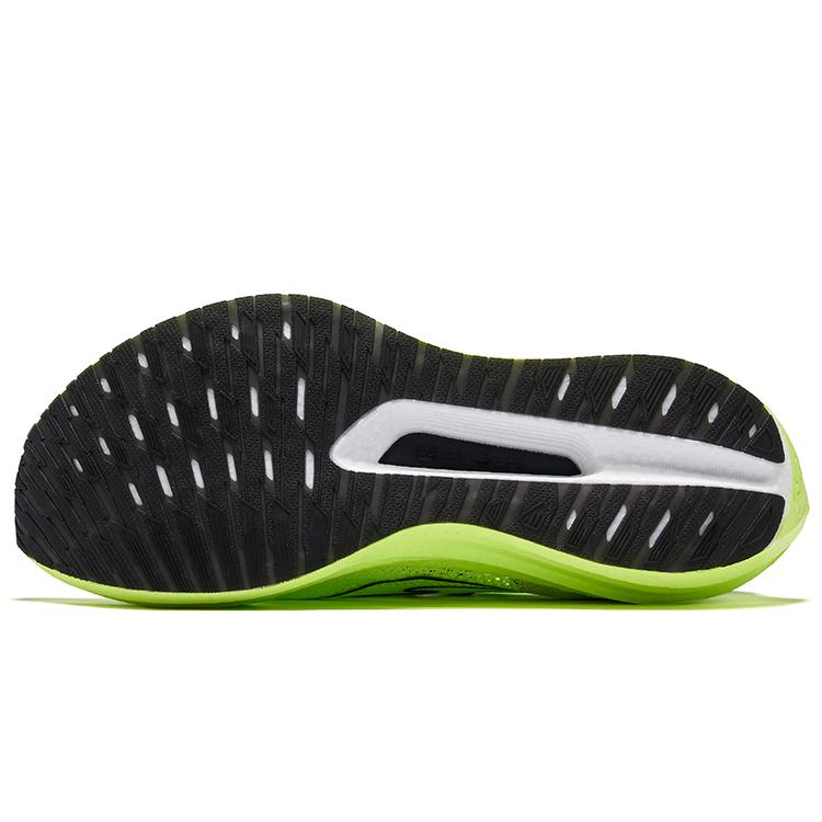 Erke Zhaocheng 3.0 Sports Test Qi Technology Shock Absorption Low Top Running Shoes Men sneaker Fluorescent-Green Black 51125103560-503