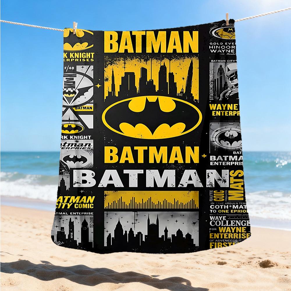 1pc Batman Logo Outdoor Flannel Throw Blanket Soft, Lightweight & Warm
