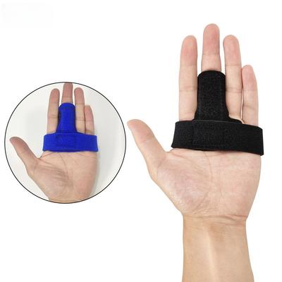Langlebige und sichere 1 Stück Finger-Schiene Verstellbare Finger-Stützbandage mit Befestigungsgurt zur Linderung von Finger-Verriegelung, Knacken, Beugen