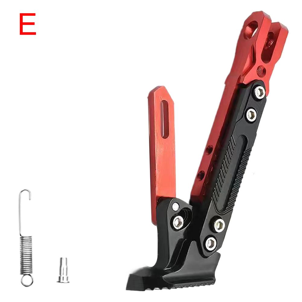 Adjustable Parking Tripod Foot Brace CNC Aluminum Alloy Construction For Motorcycle Off Road Vehicle And Bicycle Universal