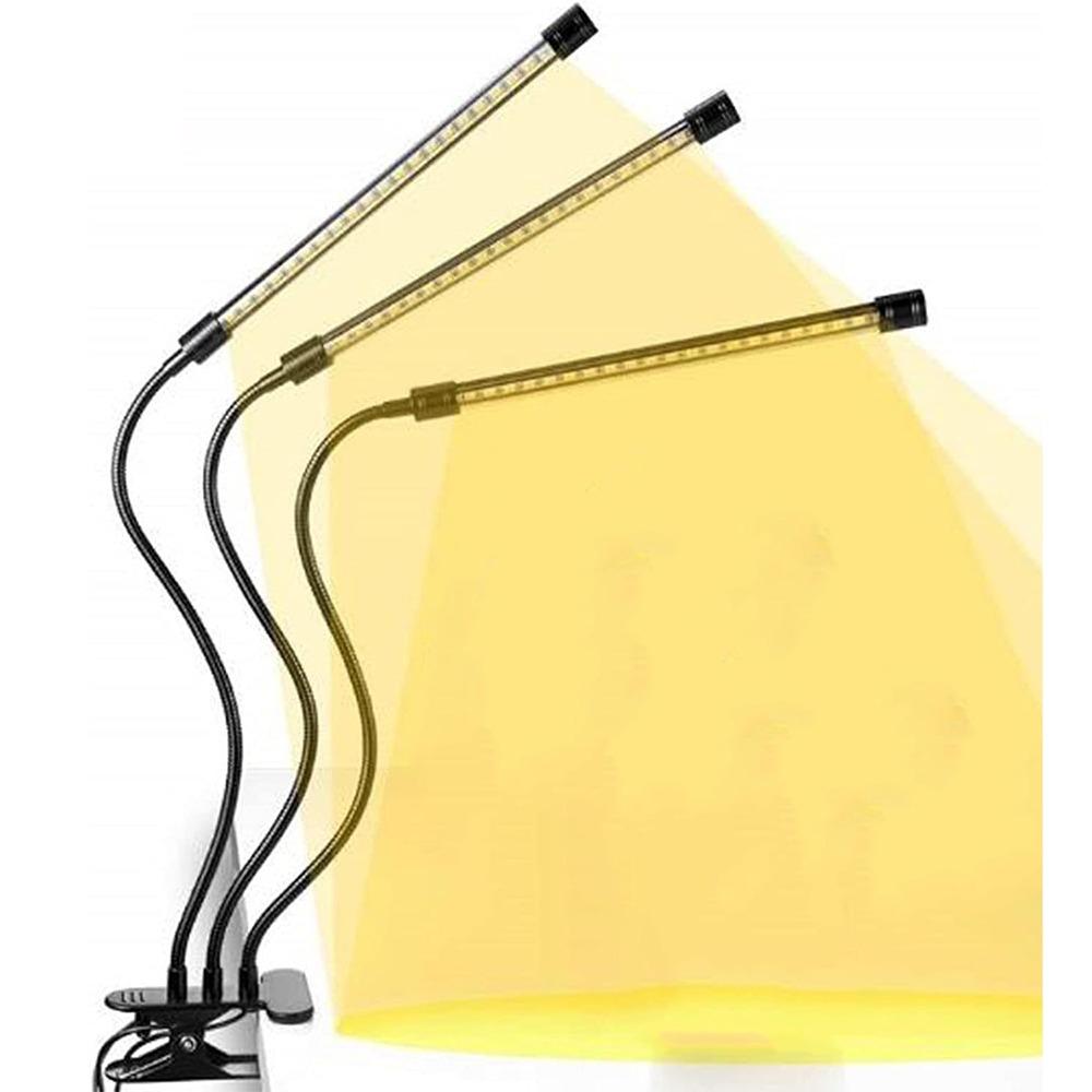 USB LED Plant Lights 2/3/4 Heads Potted Plant Lamp Hydroponic Lights  UV Hydroponics