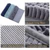 Mat Fashion Wool Comfortable Simple Toilet Bathroom Absorbent Set Threepiece