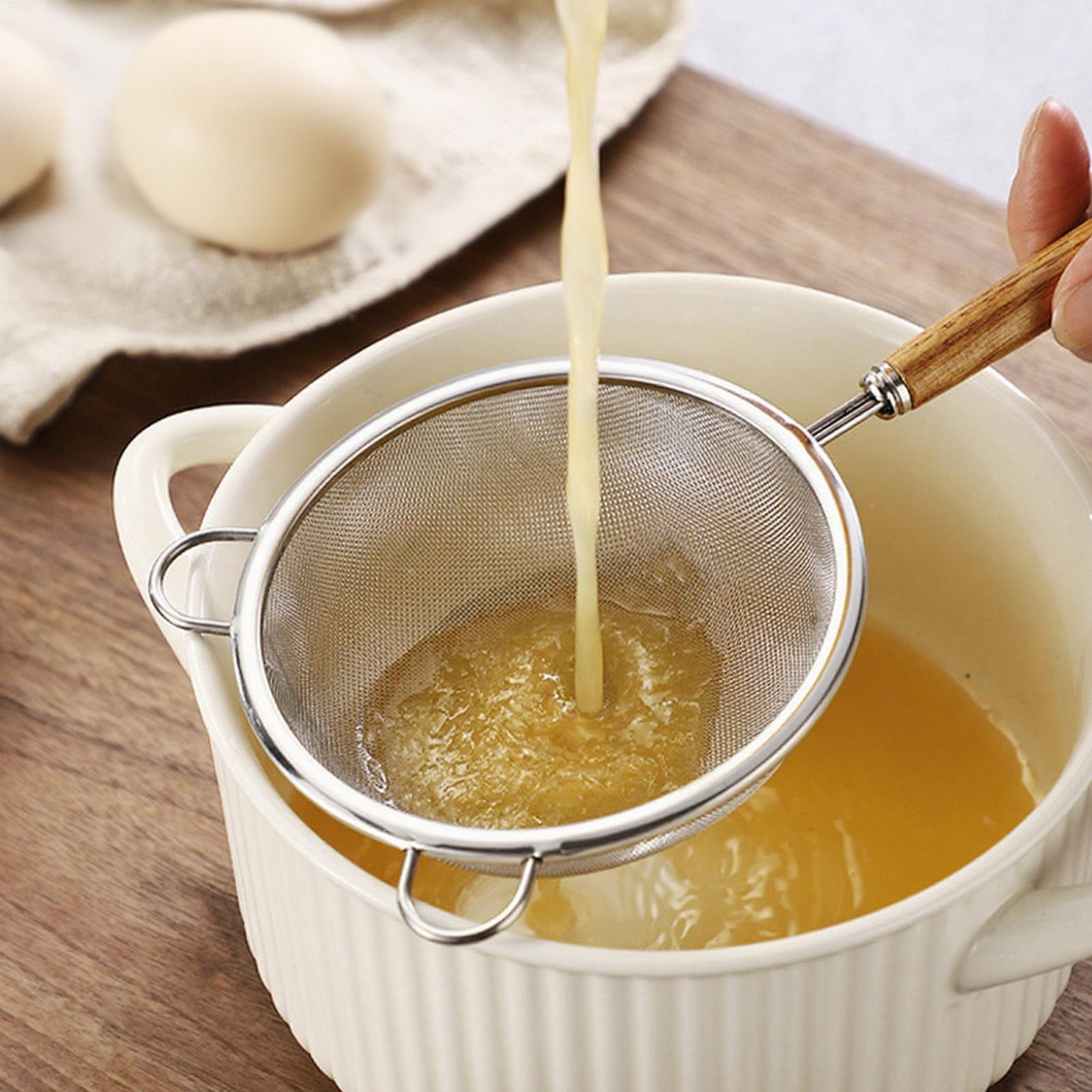 

Kitchen Strainer Colander with Hanging Ears Stainless Steel Flour Sieve Noodle Drainer Oil Frying Skimmer Scoop Kitchenware China Mainland