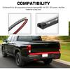 Truck Tailgate Light Bar, LED Single Row Tailgate Light Strip with Red Running Brake Lights Turn Signal White Reverse Light, IP67 Waterproof Light