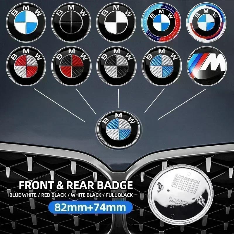 1ks 74mm 82mm Přední znak kapoty auta Zadní znak logo pro BMW E87 E30 E46 E28 E34 E39 E60 F02 F18 F35 G20 G03 G05 F10 E93 F20 F30
