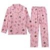 Unifizz Cotton Pajamas with a Cute Floral Long and a and Stylish Loungewear for Spring and Size XL Women's 100% Print, Sleeves, Lightweight,