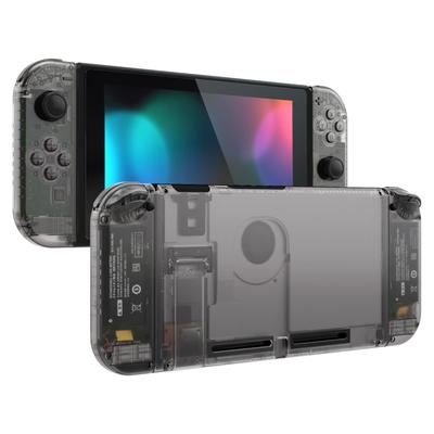 Kommt mit Rückplatte für eXtremeRate Switch benutzerdefinierte DIY Ersatzgehäuse Schale für Switch aus transparentem Halter Griff Controller Gehäuse für und voll