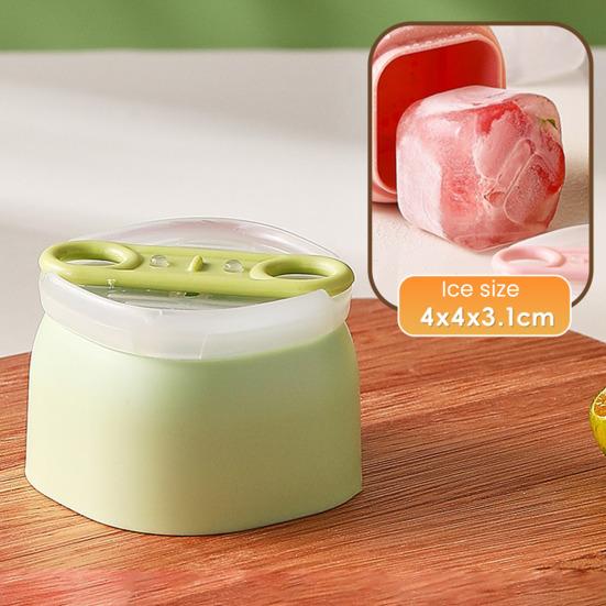 3Pcs Ice Cube Mold Food Grade BPA-Free Heat Cold Resistant Ice Cube Tray